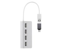 Hub USB-A en aluminio a 4x USB-A TnB