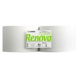 Handdoekrol Renova Green dubbele dikte 350 m - set van 2 stuks
