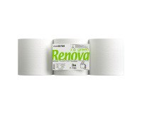 Rollo de papel secamanos Renova Green de doble capa 180 m - Paquete de 3