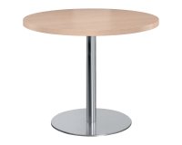 Mesa de reunión Ecla Ø 100 cm pata cromada