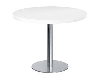 Mesa de reunión Ecla Ø 100 cm pata cromada