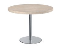 Mesa de reunión Ecla Ø 100 cm pata cromada