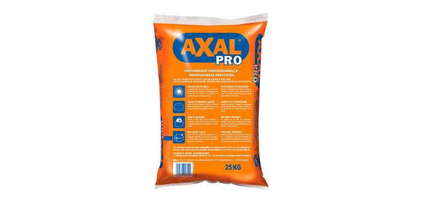 Sel adoucisseur d'eau Axal - Sac de 25 kg