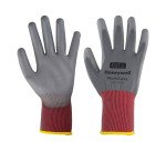 Guanti PIP WorkEasy WE21-3113G in poliuretano grigio, 10 paia