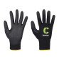 Guanti Honeywell C&G Vertigo Black C in poliuretano nero, 10 paia