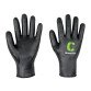 Guanti Honeywell C&G Deeptril C in schiuma di nitrile nero, 10 paia