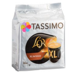 Kaffeekapseln Tassimo L'Or XL Intense - Packung mit 16 Stück