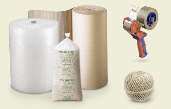 Adhesive tape & loose fill materials