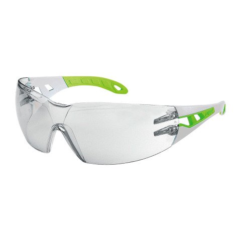 Gafas de protección Uvex Pheos blanco/verde