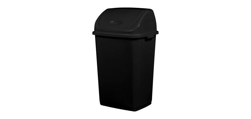 Poubelle Clap Green, Rossignol, 50 L, noir