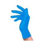 Guanti monouso Equal Ajrtouch Protecto in nitrile azzurro, 100 unità