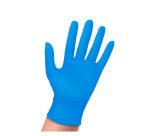 Guanti monouso Equal Ajrtouch Protecto in nitrile azzurro, 100 unità