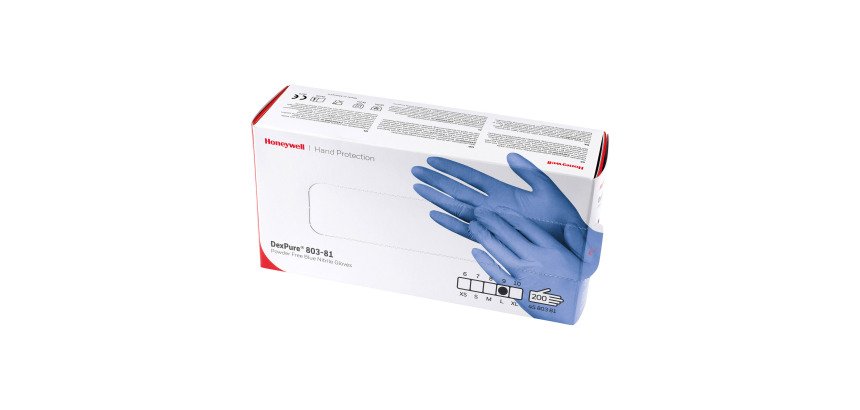 Guanti monouso Honeywell DexPure® 803-81 in nitrile indaco, 200 unità