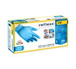Guanti monouso Reflexx® 72 in nitrile azzurro, 100 unità