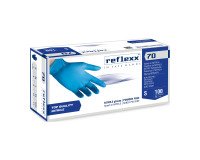 Guanti monouso Reflexx® R70 in nitrile azzurro, 100 unità