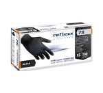Guanti monouso Reflexx® 78 in nitrile nero, 100 unità