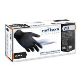 Guanti monouso Reflexx® 78 in nitrile nero, 100 unità