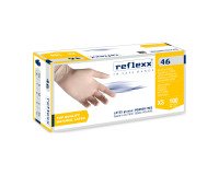 Guanti monouso Reflexx® R46 in lattice bianco senza polvere, 100 unità