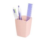 Pot à crayons plastique Cep Minéral rose poudré