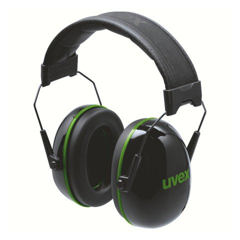 Auriculares plegables Uvex K10 con reducción de ruido - 30 dB.