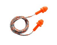 Tapones para los oídos reutilizables Uvex Whisper, con cordón - 23 dB - Caja de 50