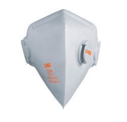 Mascarilla plegable desechable Uvex Silv-Air C 3210 FFP2, con válvula - caja de 15