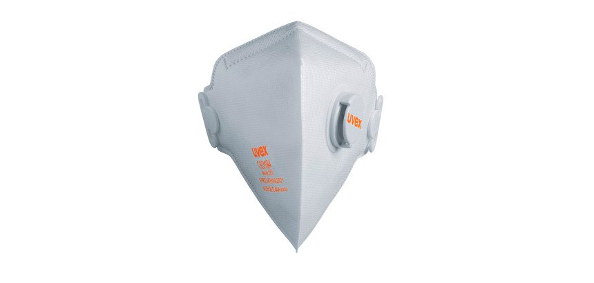 Masque pliable jetable Uvex Silv-Air C 3210 FFP2, avec soupape