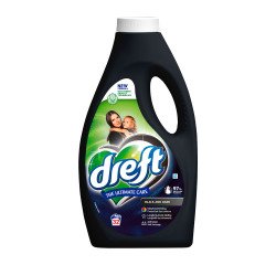 Dreft liquid detergent, dark colors - 1.6 L bottle, 32 doses
