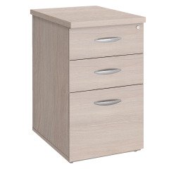 Ladeblok bureauhoogte hout diepte 80 cm Excellens lichtgrijs