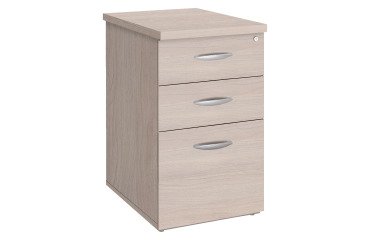 Ladeblok bureauhoogte hout diepte 80 cm Excellens lichtgrijs