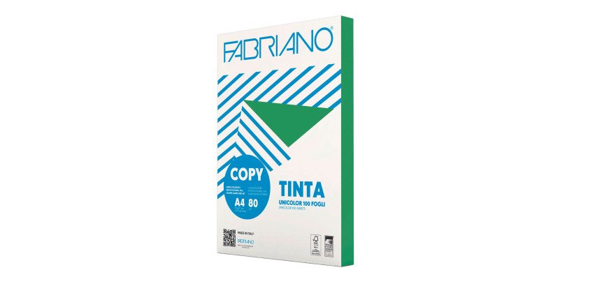 Papel de color A4 80 g Copy Tinta Fabriano - Paquete de 100 hojas