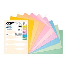 Papel de color A4 80 g Copy Tinta Fabriano Surtido Pastel- Paquete de 100 hojas