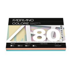 Papel de color A4 80 g Copy Tinta Fabriano Surtido Pastel- Paquete de 100 hojas
