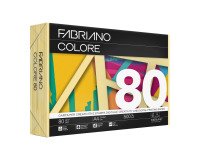 Papel de color A4 80 g Copy Tinta colores pastel Fabriano - Paquete de 500 hojas