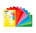 Papel de color A4 80 g Copy Tinta Fabriano Surtido Intenso- Paquete de 100 hojas