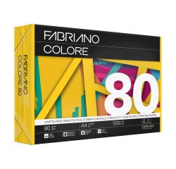 Papel de color A4 80 g Copy Tinta colores intensons Fabriano - Paquete de 500 hojas