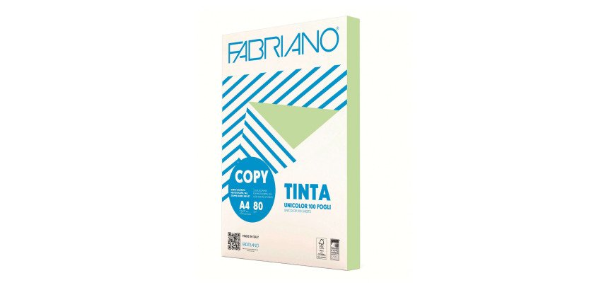 Papel de color A4 80 g Copy Tinta Fabriano - Paquete de 100 hojas
