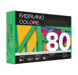 Papel de color A4 80 g Copy Tinta colores intensons Fabriano - Paquete de 500 hojas