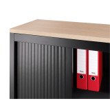 Verkleidungsplatte B 120 x T 43 cm für metallenen Schrank