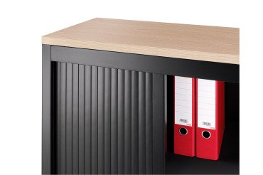 Afwerkingsplaat B 120 x D 43 cm voor metalen kast