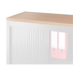 Finishing plate W 120 x D 45 cm for metallic cabinet 