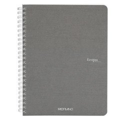 Cuaderno Espiral Ecoqua 5mm A5 70 hojas Fabriano Gris