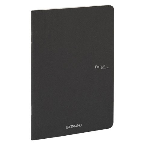 Cuaderno grapado Ecoqua PM 5mm A4 40 hojas Fabriano Negro