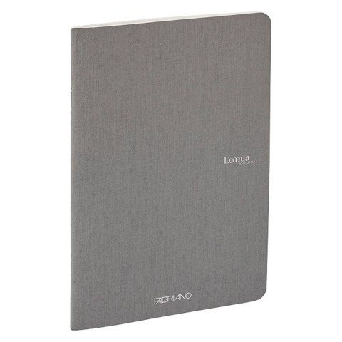 Cuaderno grapado Ecoqua PM 5mm A4 40 hojas Fabriano Gris
