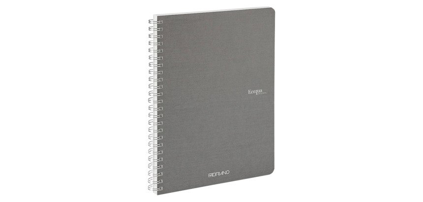 Cuaderno Espiral Ecoqua rayado A5 70 hojas Fabriano
