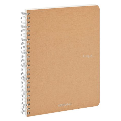 Cuaderno Espiral Ecoqua rayado A5 70 hojas Fabriano Arena