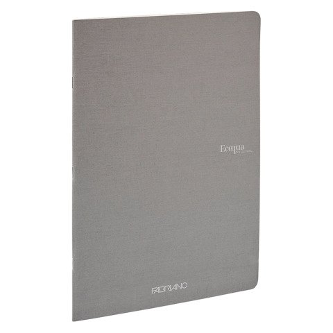 Cuaderno grapado Ecoqua PM 5mm A5 40 hojas Fabriano Gris