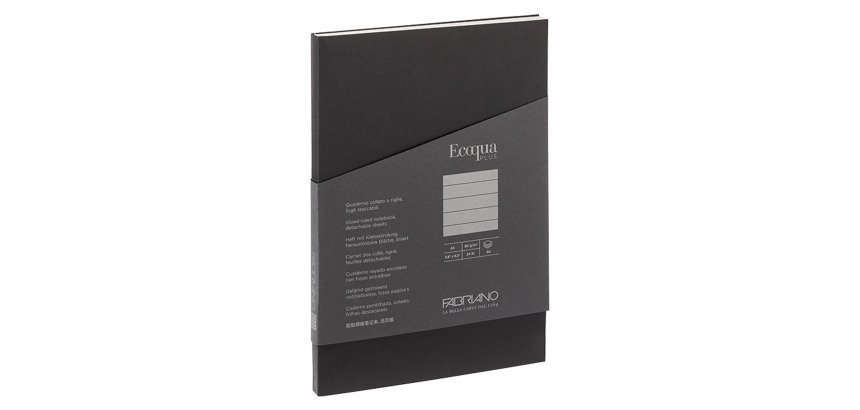 Cuaderno tapa flexible Ecoqua Plus rayado A5 90 hojas Fabriano