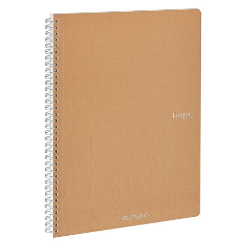 Cuaderno Espiral Ecoqua liso A4 70 hojas Fabriano Arena