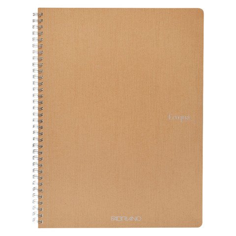 Cuaderno Espiral Ecoqua rayado A4 70 hojas Fabriano Arena